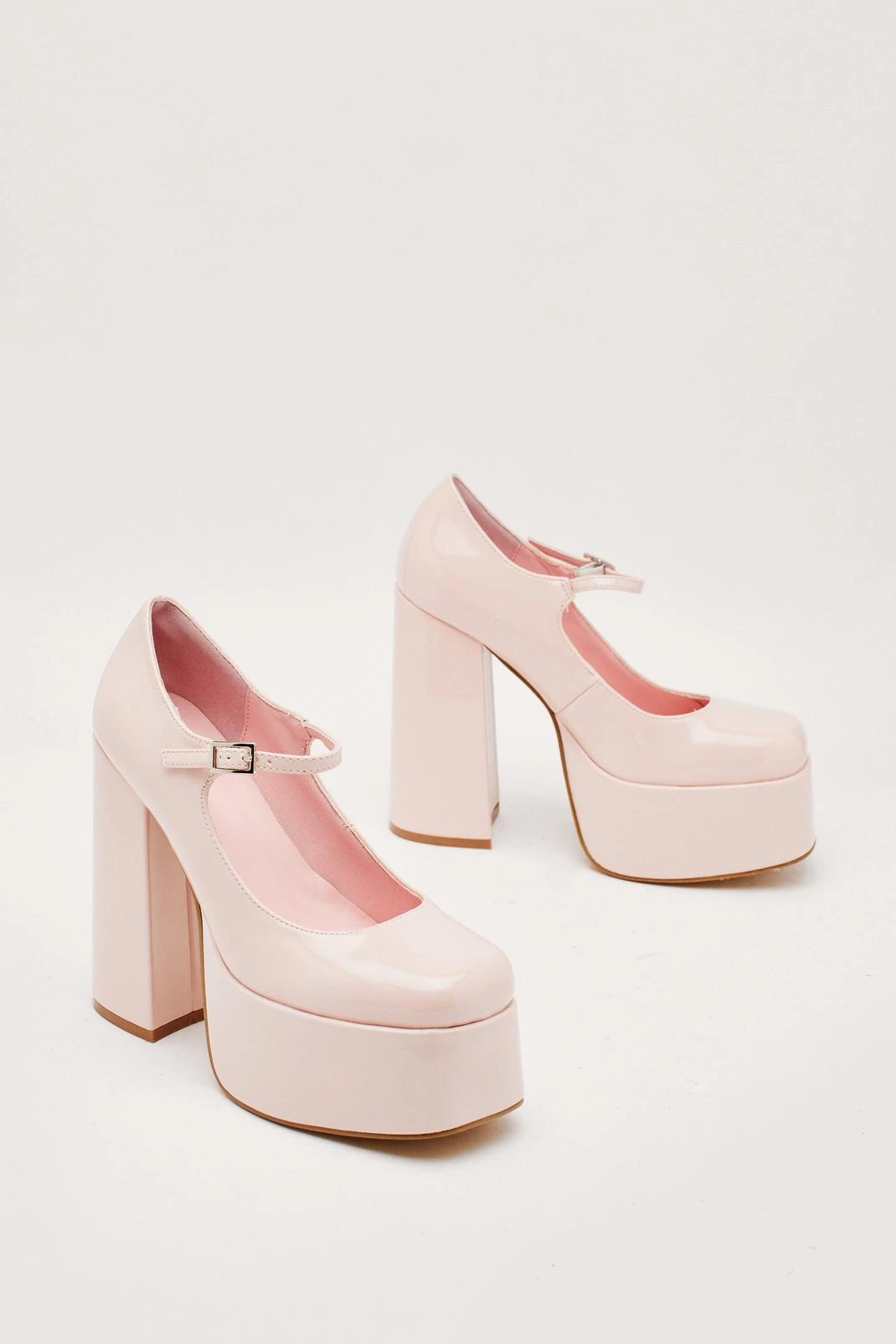 Patent Platform Mary Jane Heels