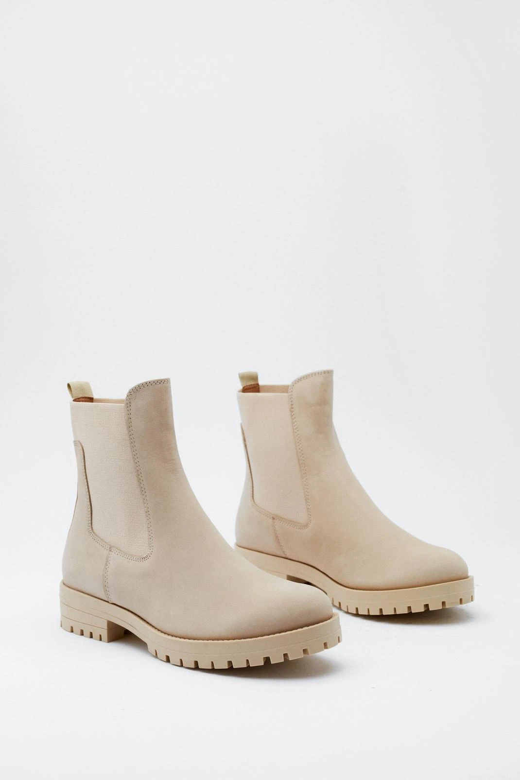 Nubuck Exposed Gusset Chelsea Boots - Image 3