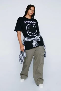Plus Size Nirvana Graphic T-Shirt