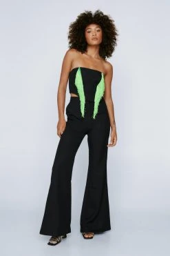 Premium Fringed Bustier Top
