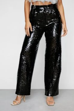 Premium Sequin Straight Leg Pants