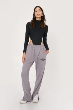 Rib High Leg Roll Neck Bodysuit