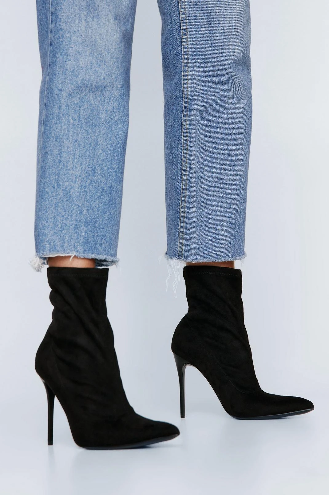 Stretch Stiletto Sock Boots - Image 4