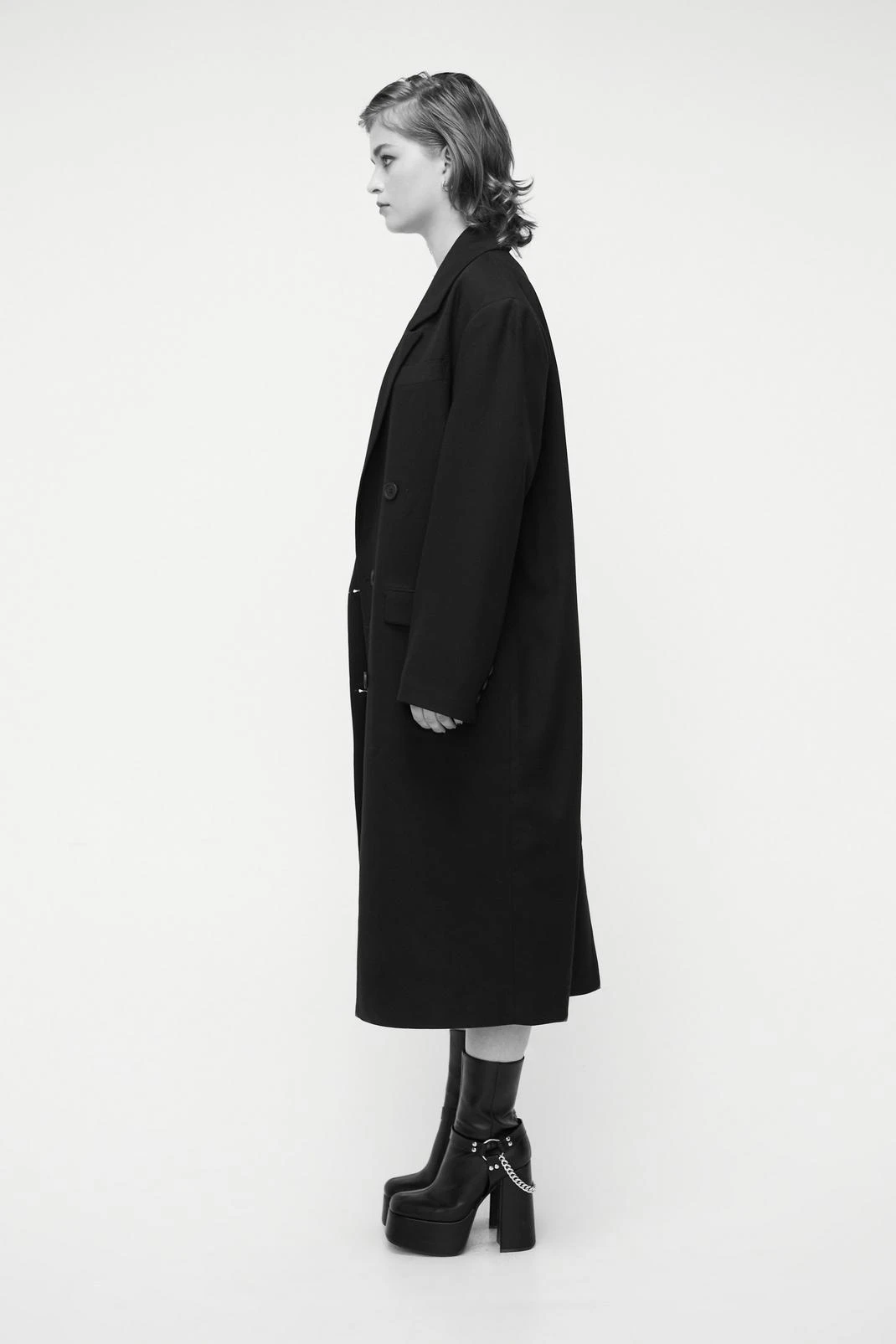Tailored Longline Duster Coat - Image 2