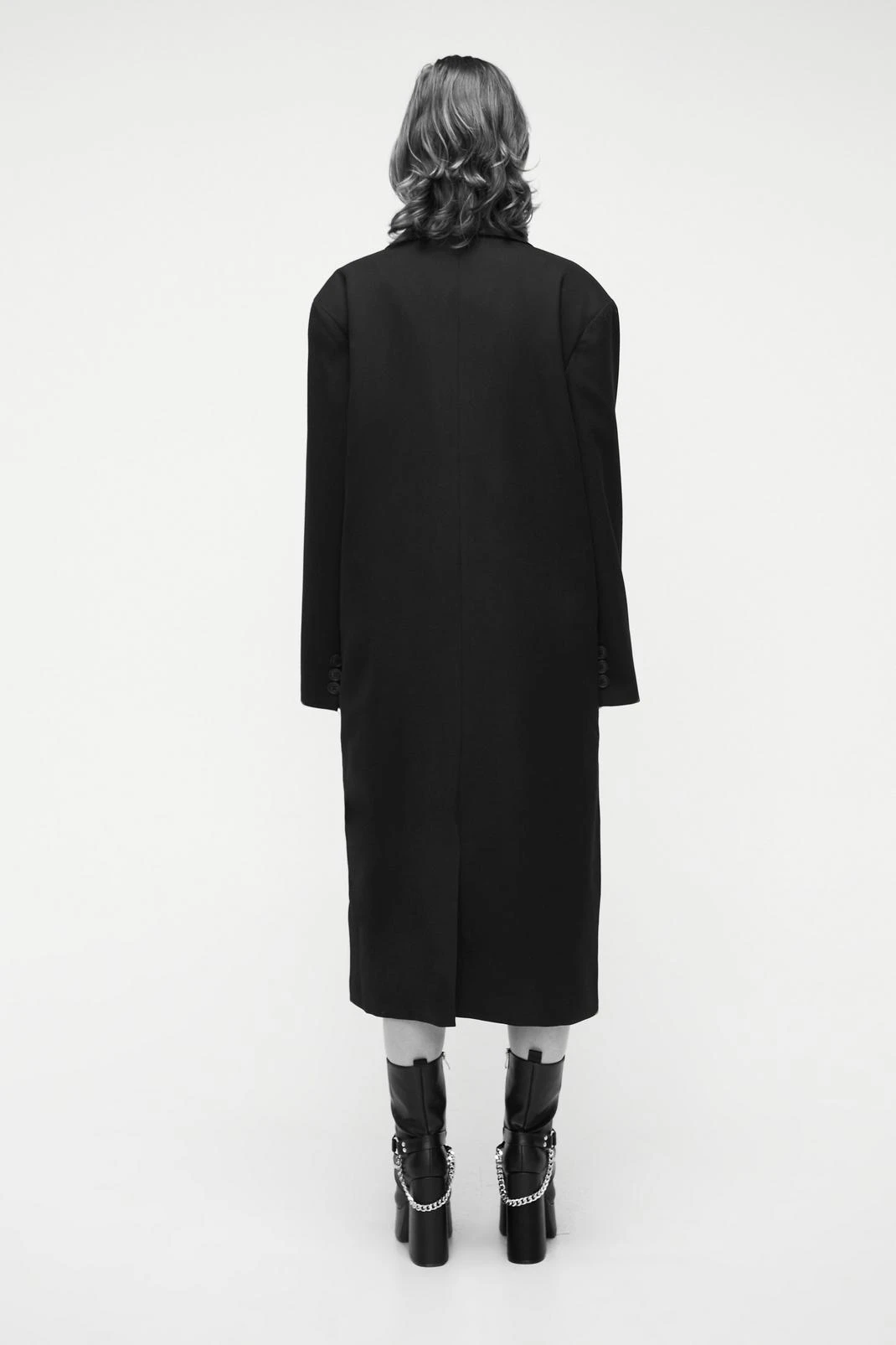 Tailored Longline Duster Coat - Image 3