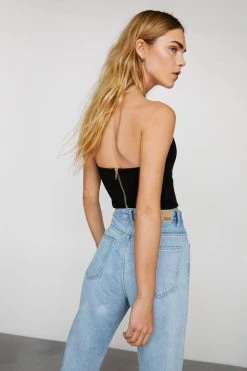 Organic Denim High Waisted Mom Jeans