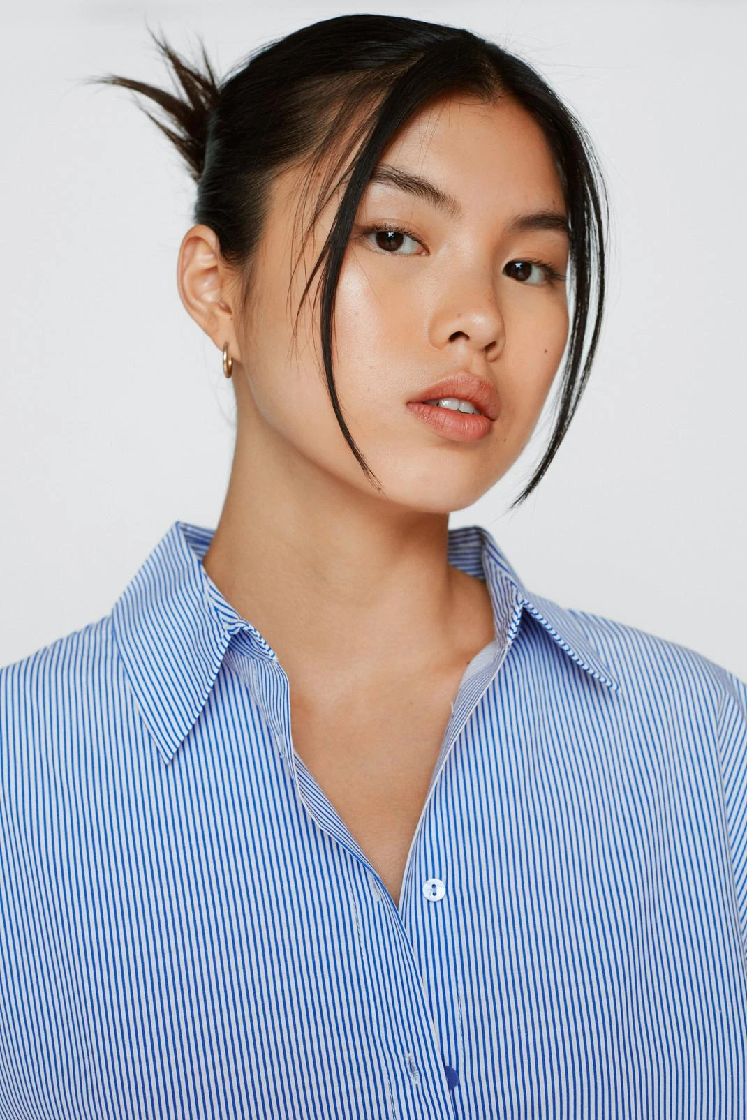 Cotton Poplin Oversized Shirt Dress - Image 2