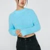 Fluffy Cropped Sweater