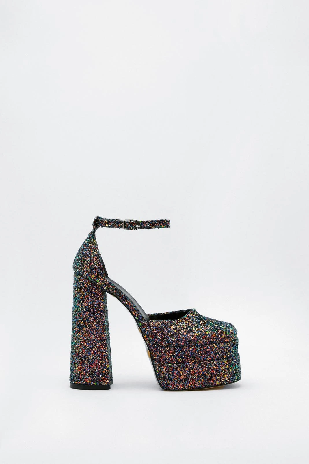 Glitter Double Platform Heels - Image 2