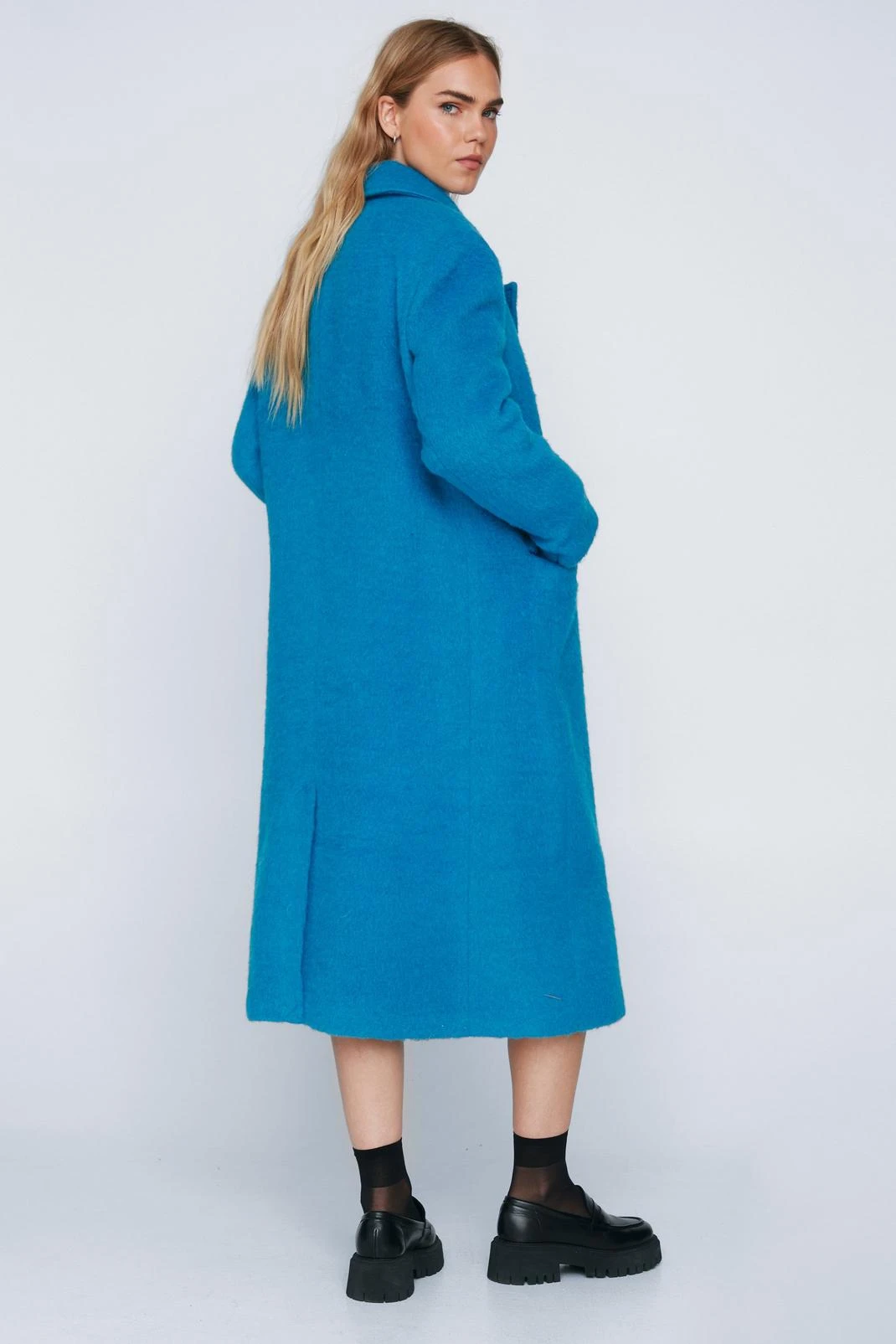 Premium Masculine Brushed Wool Coat - Image 6