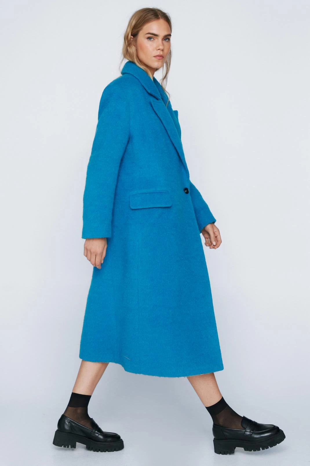 Premium Masculine Brushed Wool Coat - Image 4