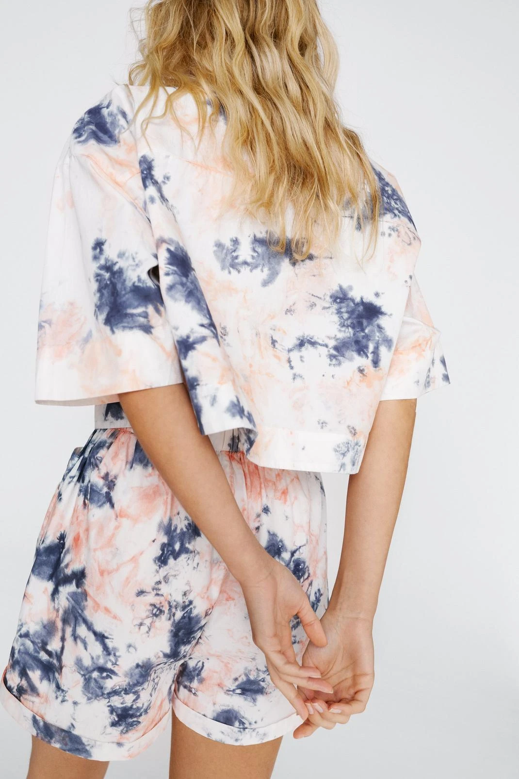 Tie Dye Cropped Shirt - Image 3