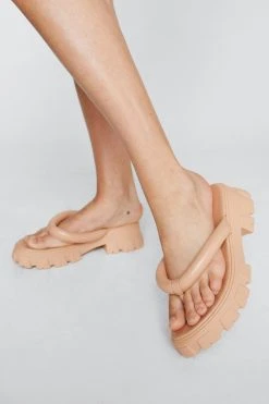 Chunky Cleated Toe Thong Sandal