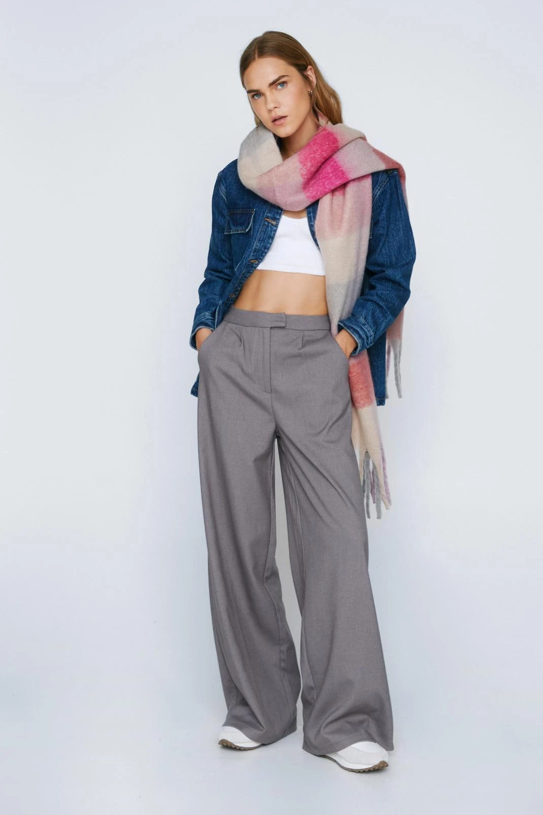 Wide Leg Suit Pants - Image 4