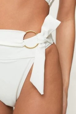 Recycled Ring Halter Belted Bikini Set