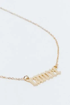 Cancer Necklace -Nasty Gal shop womens gold cancer necklace 2