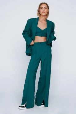 Asymmetric Single Breasted Blazer