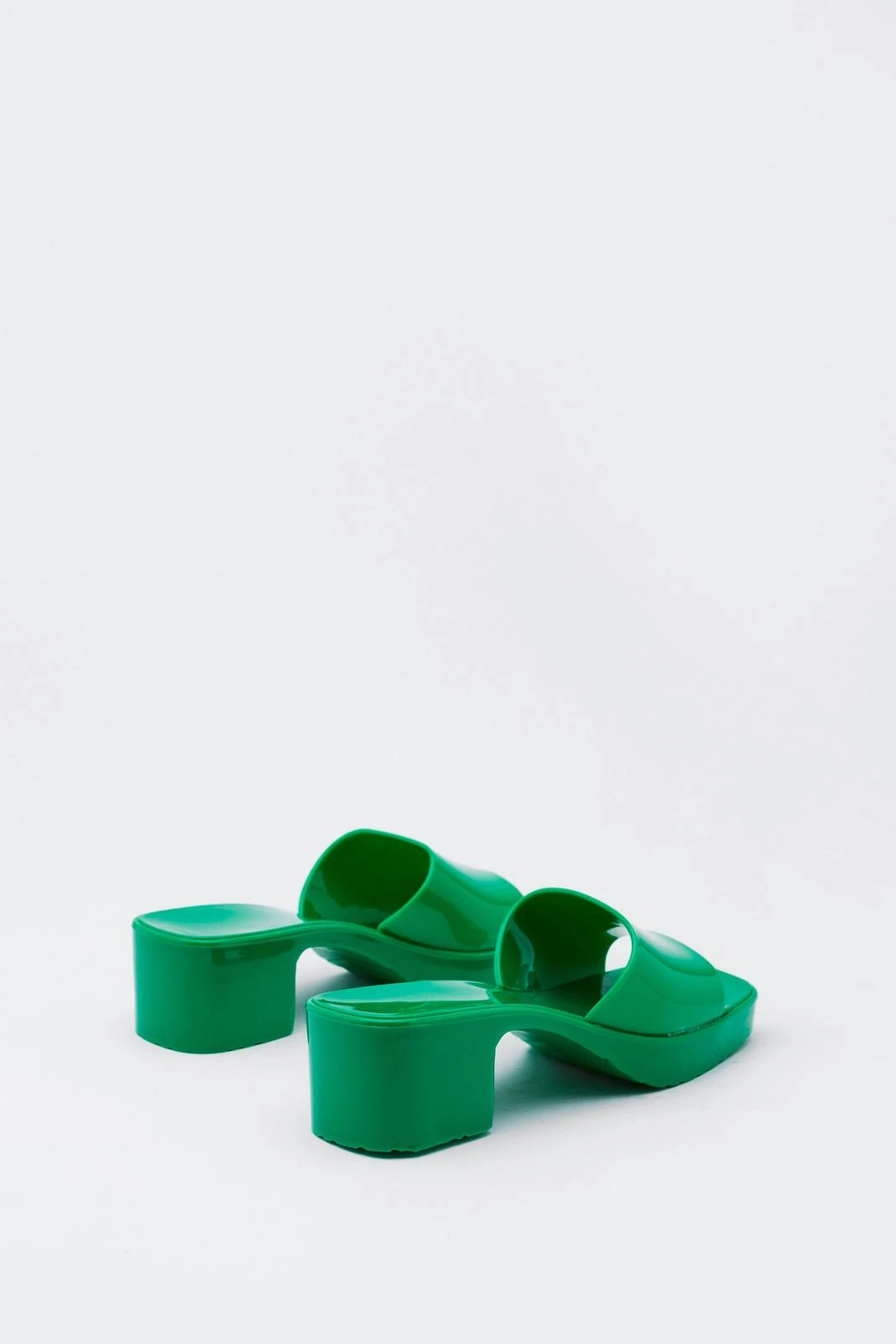 Jelly Flatform Mule Sandals - Image 3