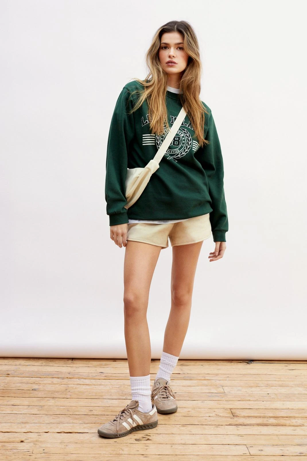Oversized Long Island Graphic Sweater