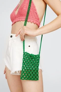Pearl Embellished Cross Body Bag