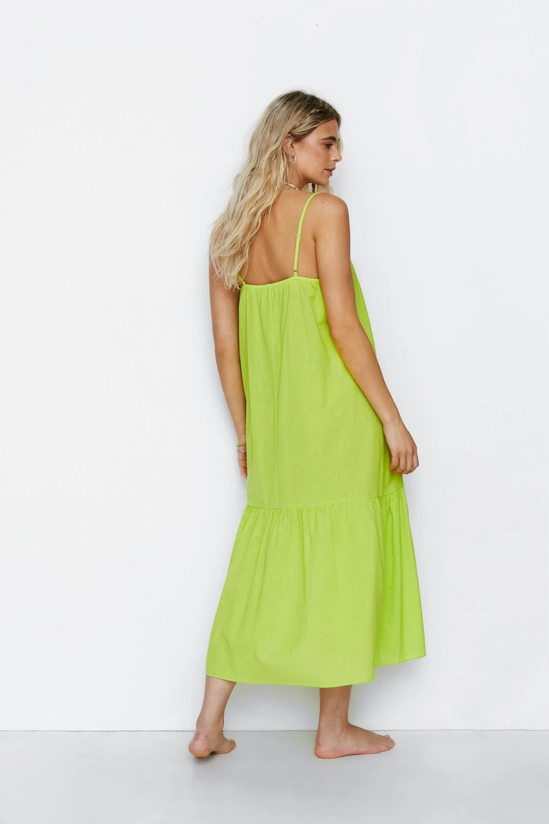 Strappy Tiered Maxi Dress - Image 9