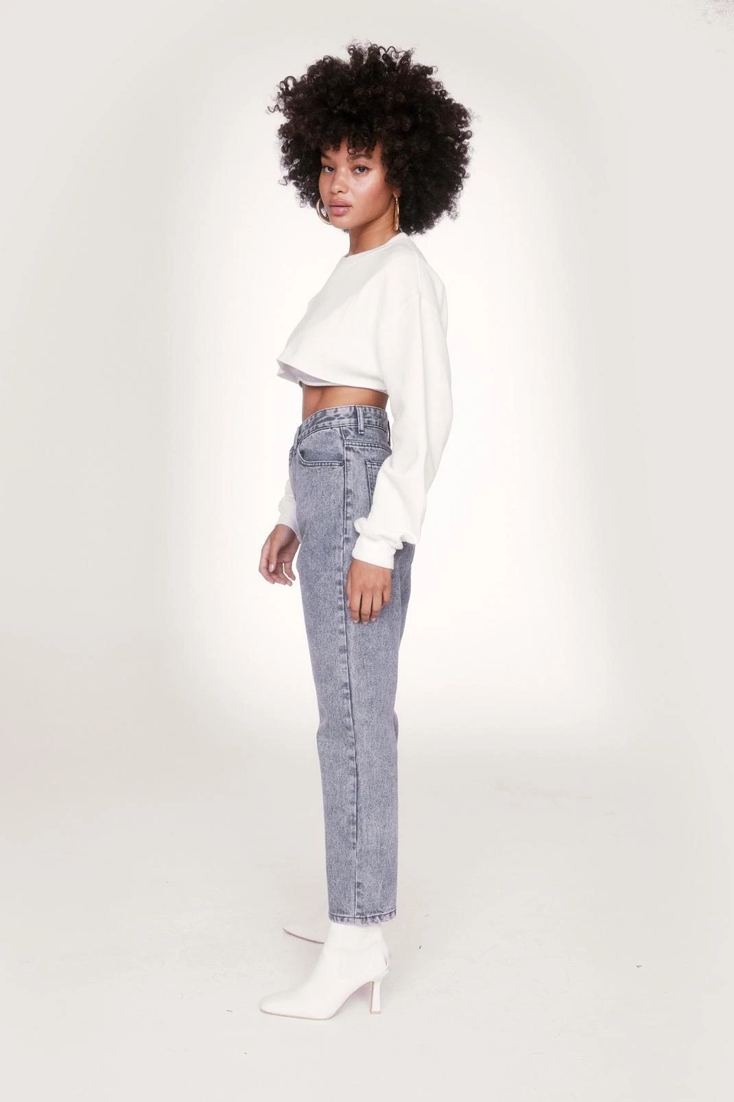 Organic Denim High Waisted Mom Jeans - Image 20