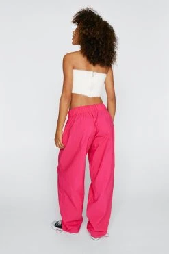 Extreme Parachute Multi Wear Cargo Pants 23 Extreme Parachute Multi Wear Cargo Pants -Nasty Gal shop womens hot20pink extreme parachute multi wear cargo pants 5