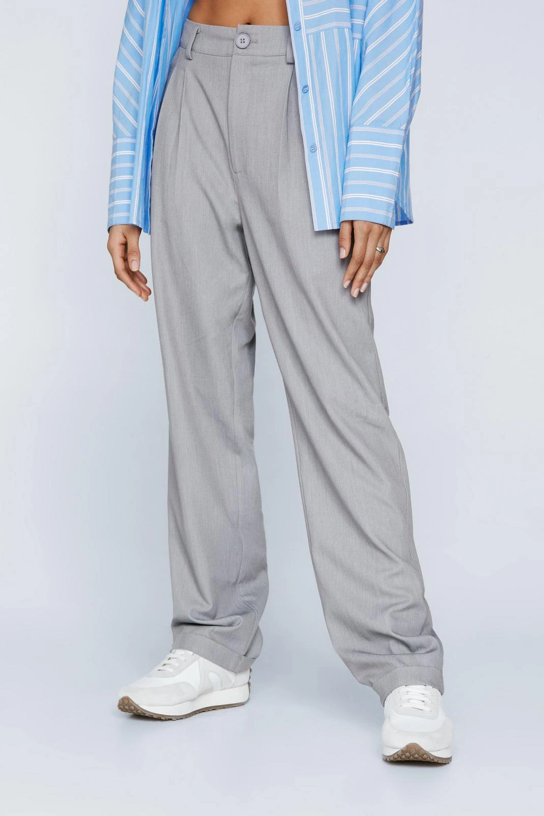 Tailored Turn Up Pants - Image 2