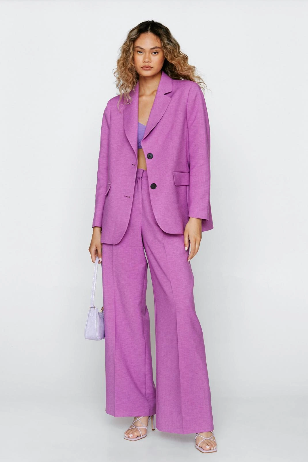 Single Breasted Tailored Two Piece Set Blazer - Image 7
