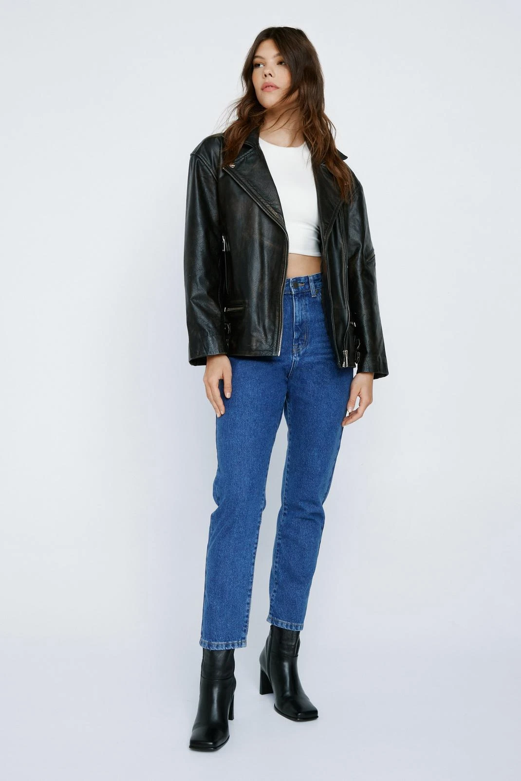 Organic Denim High Waisted Mom Jeans - Image 23