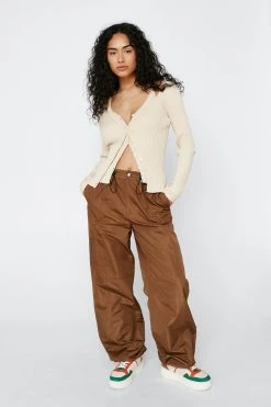 2 In 1 Knitted Ribbed Cardigan