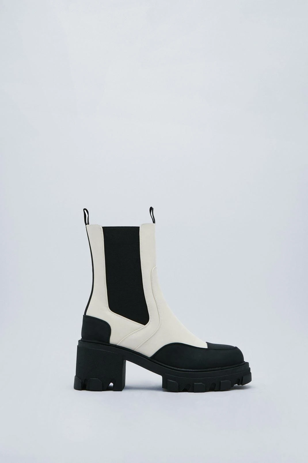 Faux Leather Chunky Chelsea Boot - Image 2
