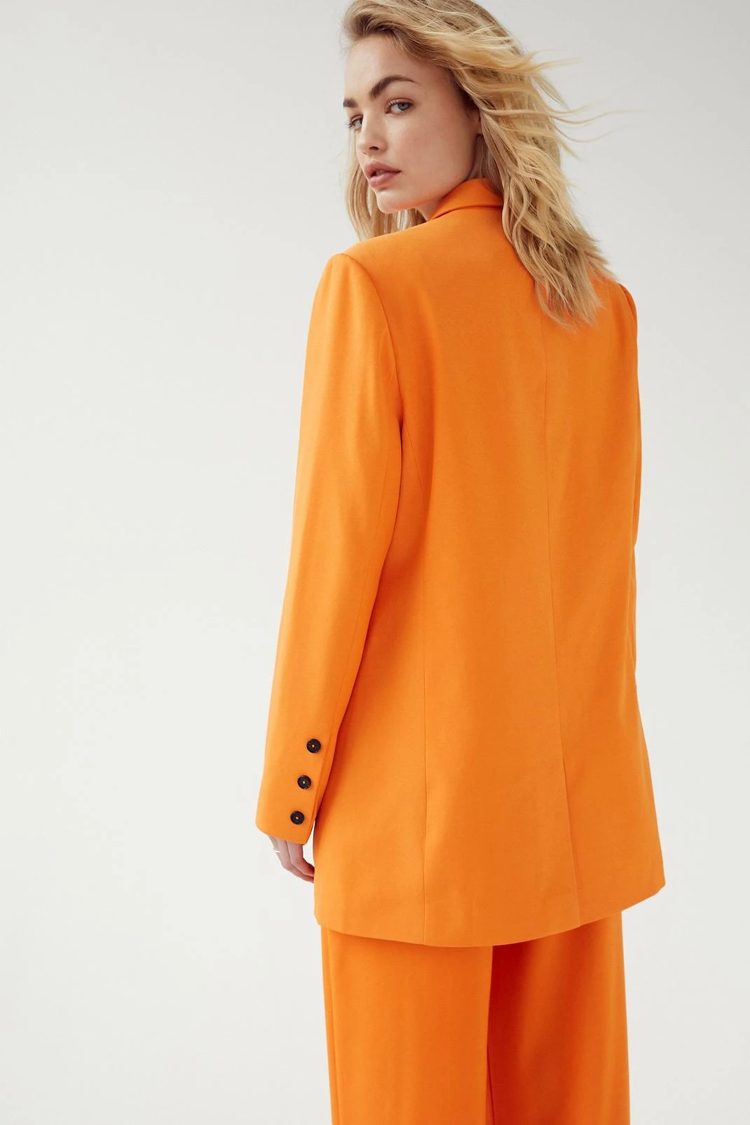 Oversized Twill Single Breasted Blazer - Image 18