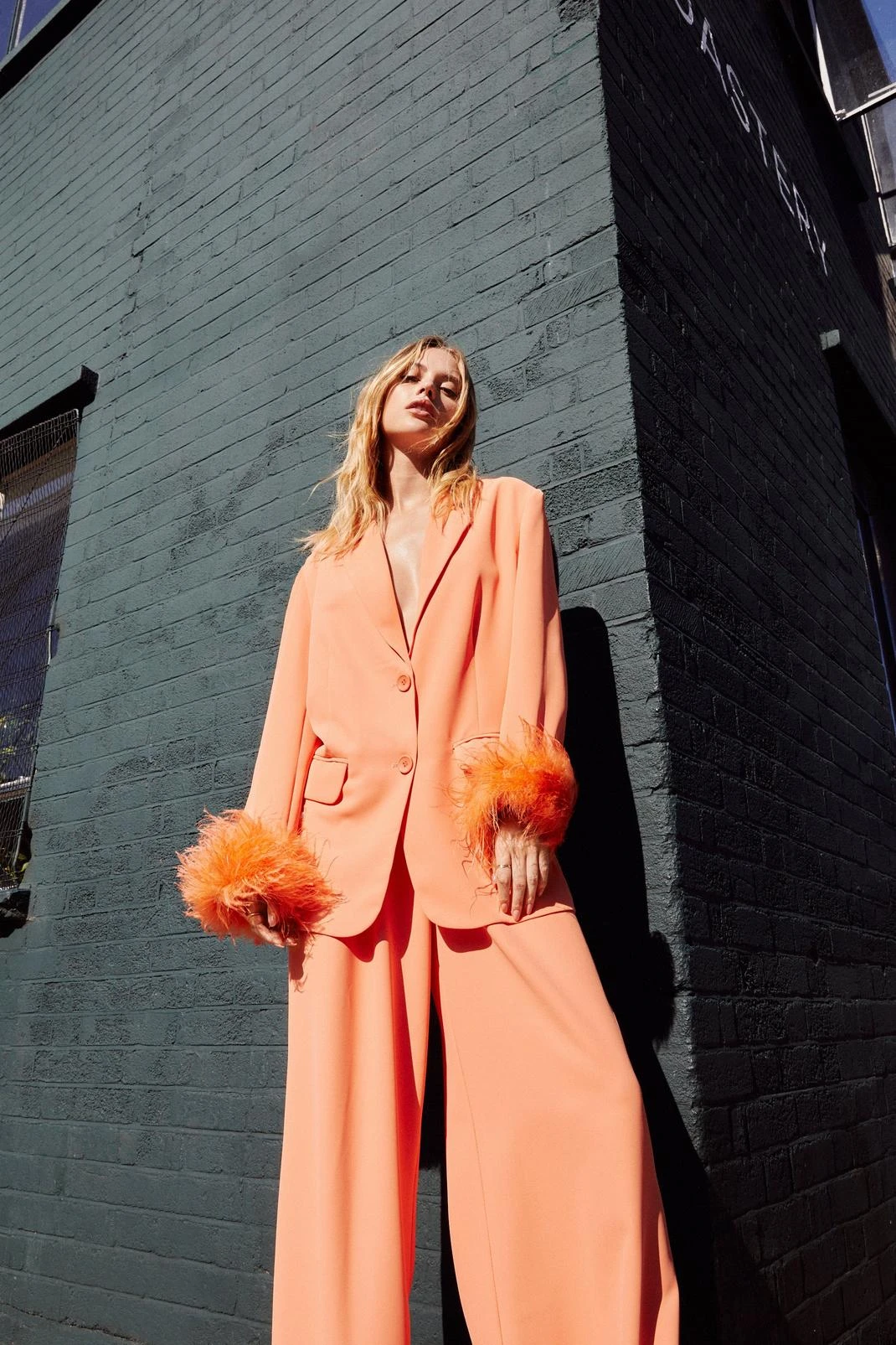 Pleated Wide Leg Pants - Image 4