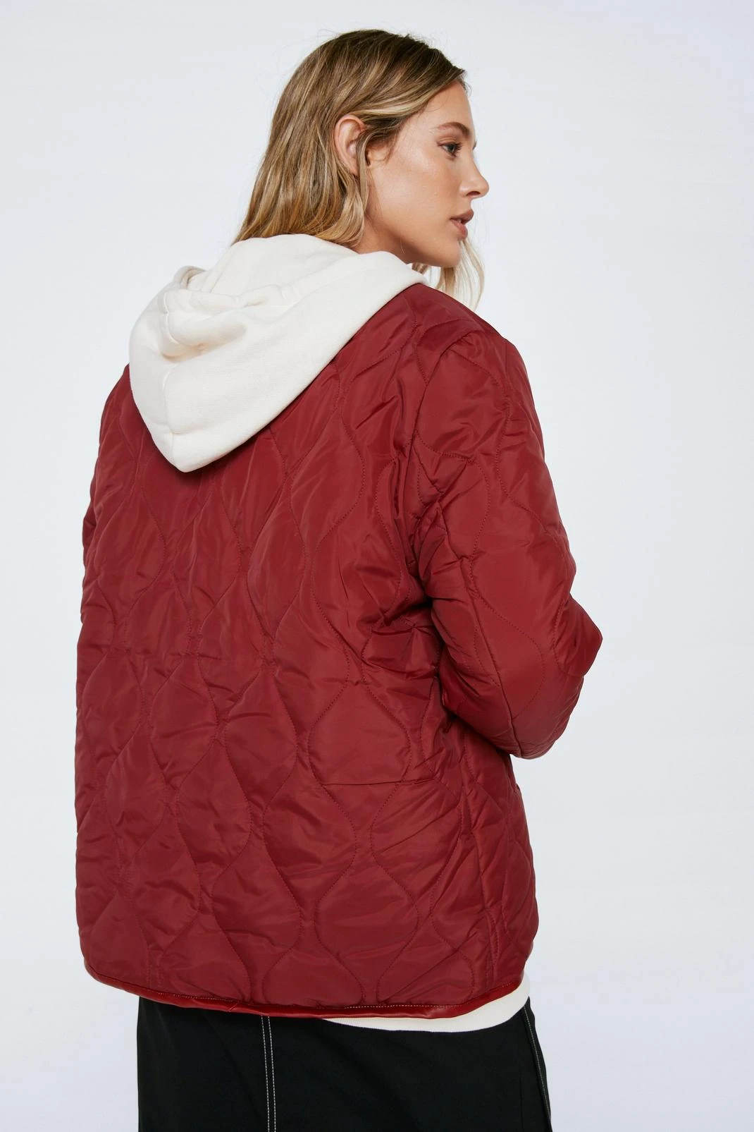Reversible Teddy Lined Quilted Jacket - Image 6