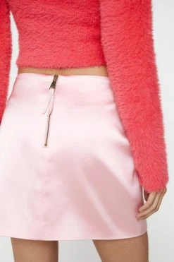 Premium Satin Mini Skirt