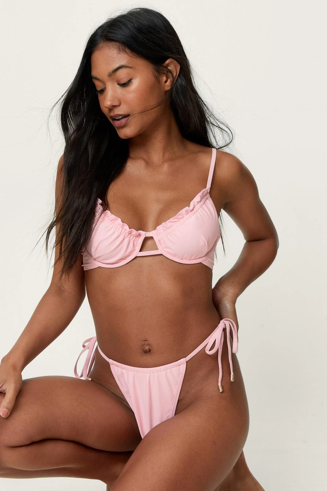 Recycled Frill Underwire Bikini Set - Image 3