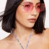 Square Colored Lense Sunglasses