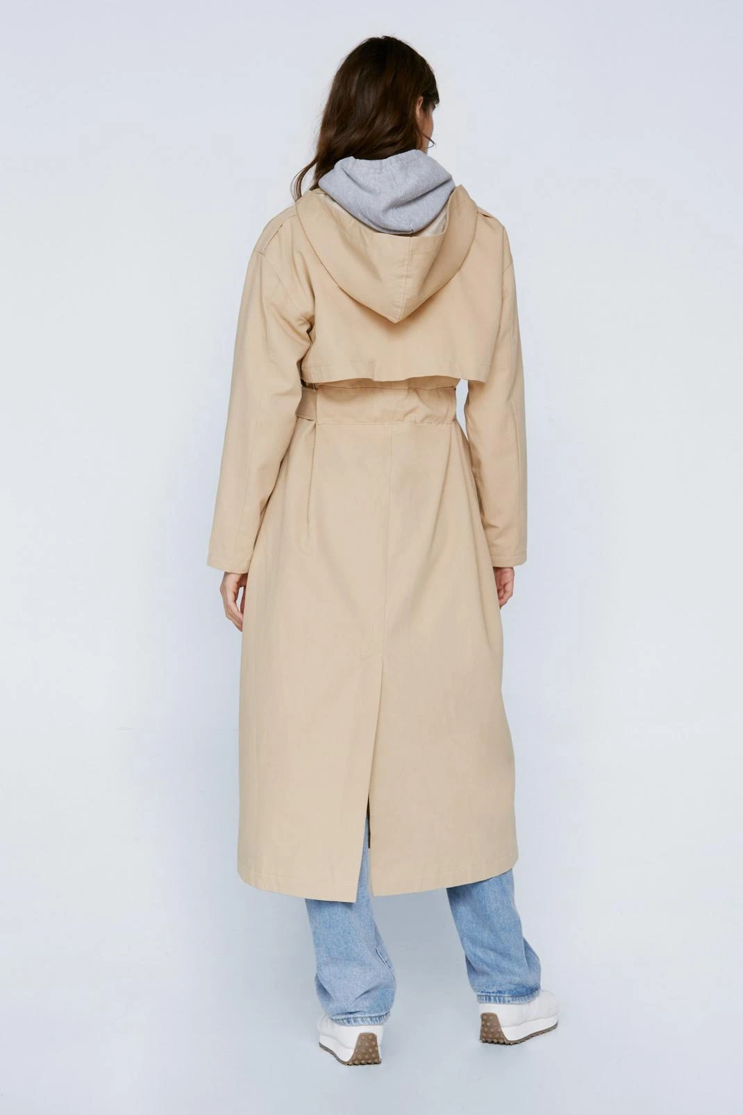 Premium Hooded Trench Coat - Image 3
