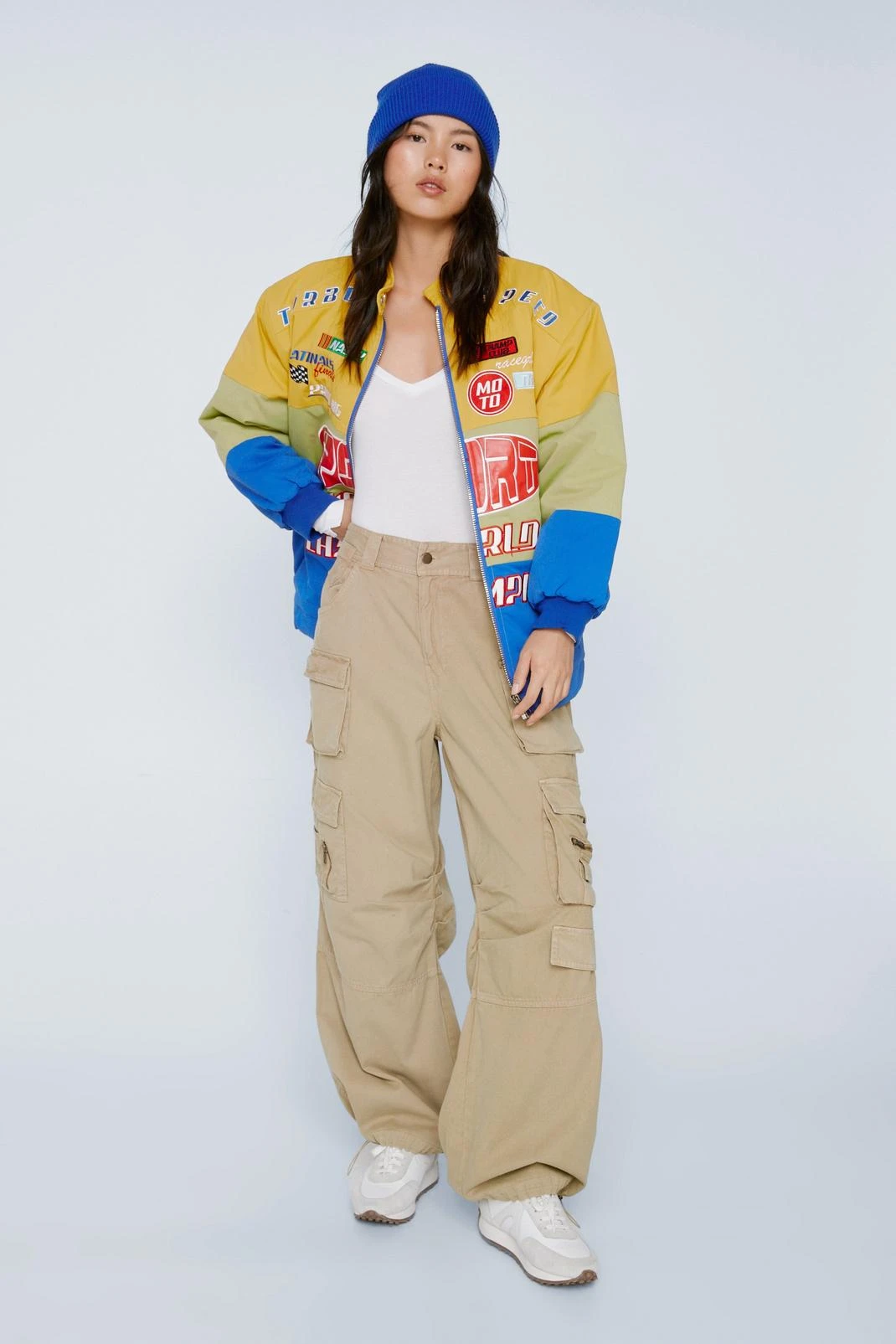 V Neck Long Sleeve Bodysuit - Image 2